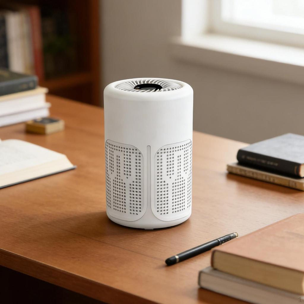 Air Purifiers Cleaner Smart Desktop Sturdy Home Portable Car Travel White Accessory Removes CO2