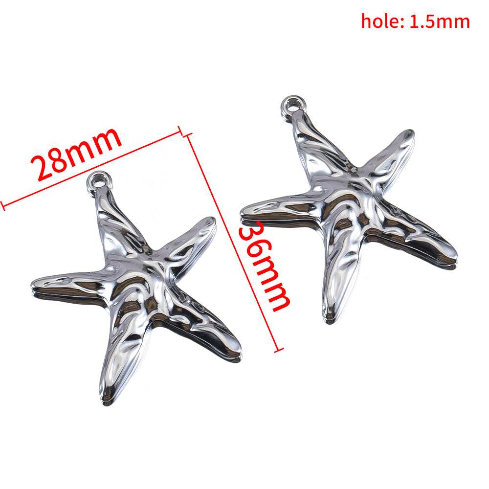 5pcs Stainless Steel Large Sun Star Moon Charms for DIY Women Necklace Bracelet Earrings Pendant Jewelry Craft Making Supplies