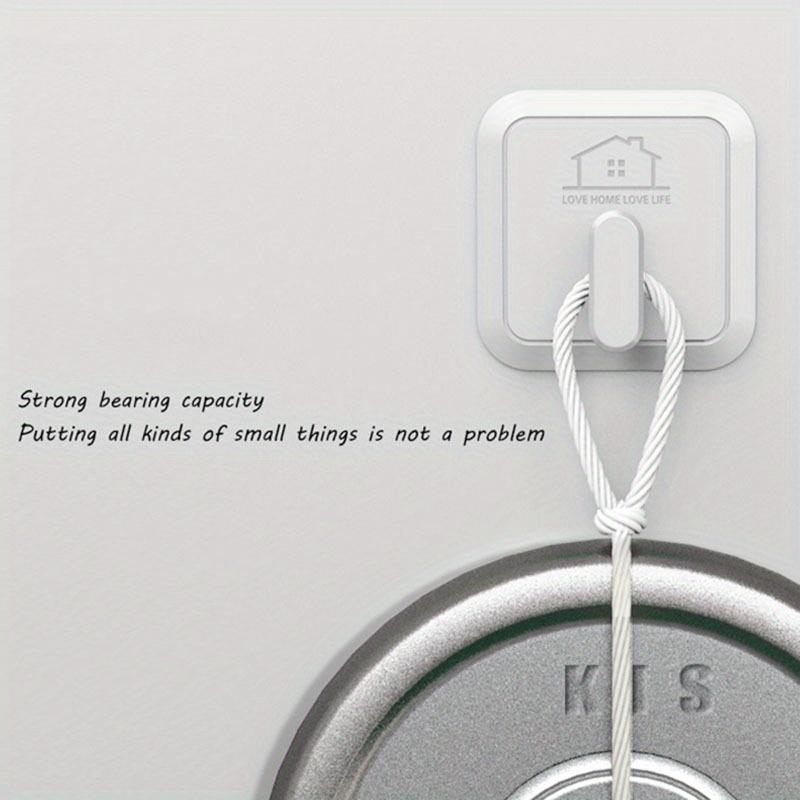 4PCS/SET Bathroom Kitchen Hooks High Quality Wall Hooks Coat Hooks No Hole Stamping Powerful Hooks