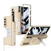 For For Samsung Galaxy Z Fold 7 6 5 4 3 5G Case Magsafe Wireless Charging Magnetic Hinge Pen Holder Stand Screen Protect Film Cover