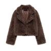 Spring New Arrival Women's Clothing Fashion Style French Design Fashion and Environment-Friendly Fur Short Outwear 57047748