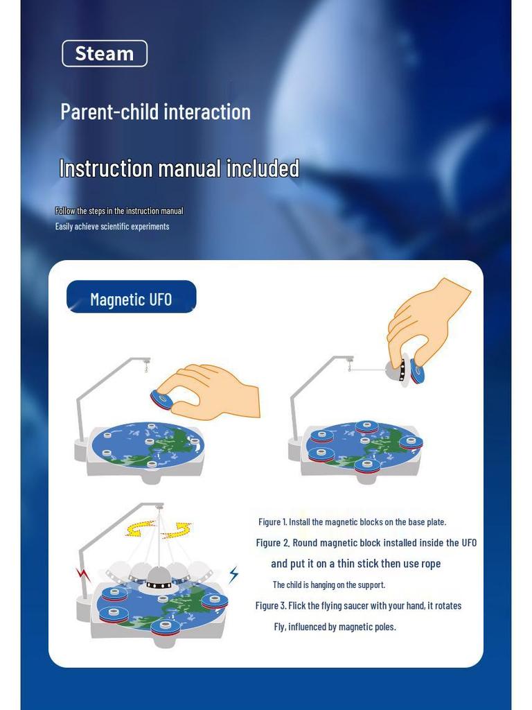 Xueyouma 12-in-1 Magnetic Physics Experiment Set for Kids