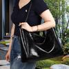 Large Capacity Mother And Child Tote Bag Simple Versatile Soft Surface Commuter Retro Shoulder Armpit Bag