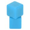 6Pcs Blank Dice Set Right Angle Plastic Hexahedral Cubes Classroom Board Game DIY Math Counting Teaching Party Favor