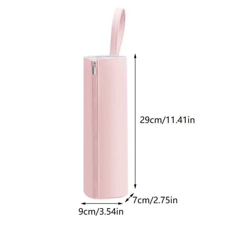 Heat-Proof Aluminum Coating Hair Styling Tool Bag - Wall-Hangable Storage Pouch For Curler, Hair Straightener & Blow Dryer, Mult