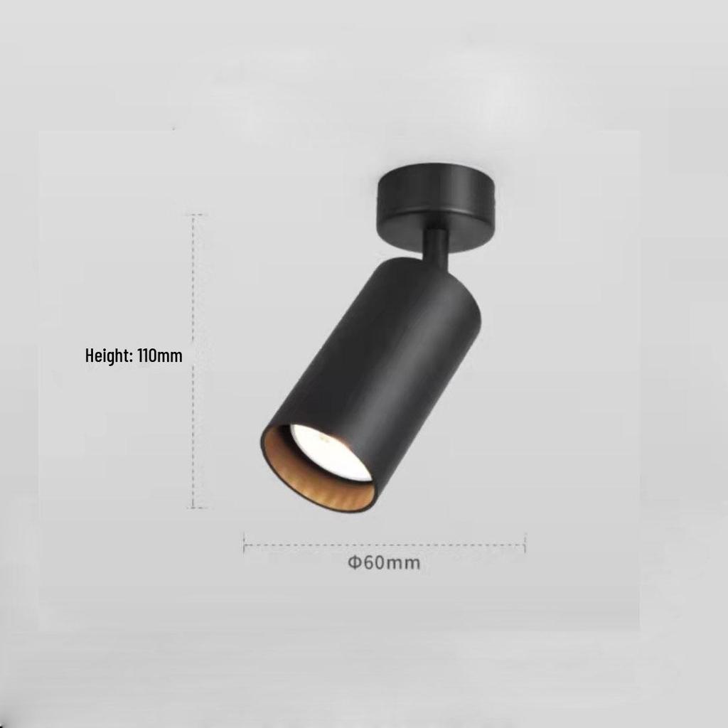 Modern Gold Multi-Head Spotlight Wall Lamp for Bars, Restaurants, and Cloakrooms
