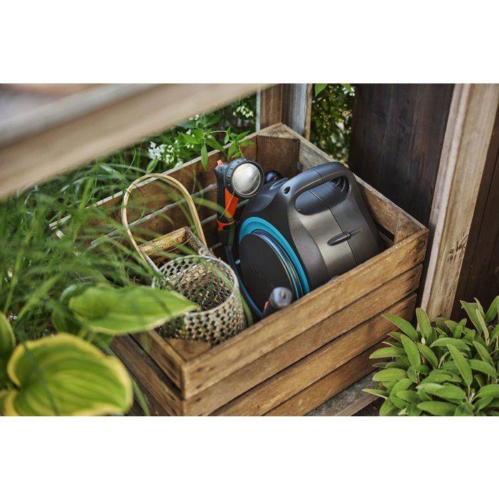 Portable Automatic Hose Reel - GARDENA - MoveMatic - 12.5 M Hose Ø 8.5 Mm + 1.5 M Connection Hose + Sprayer Gun