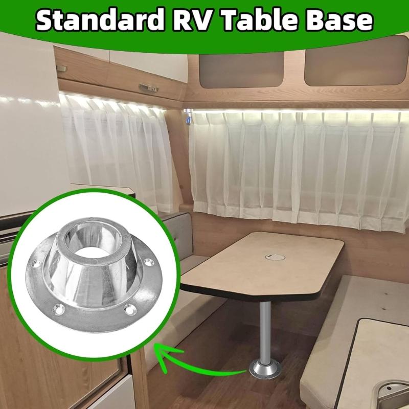 2Pcs Steel Table Base Flanges with Pre Drilled Holes Table Mounting Brackets Simple Installation for Easy Assembly