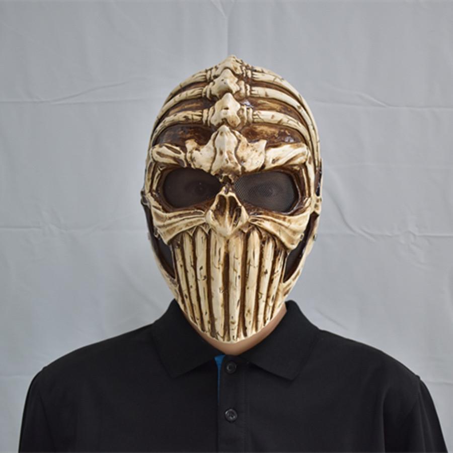 Resin Skull Sinister Mask For Halloween Costumes And Creative Festive Fun