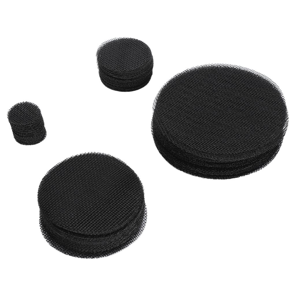 400pcs Flower Pot Grid Pad PP Breathable Drainage Round Bottom Grid Mat Prevent Soil Loss for
