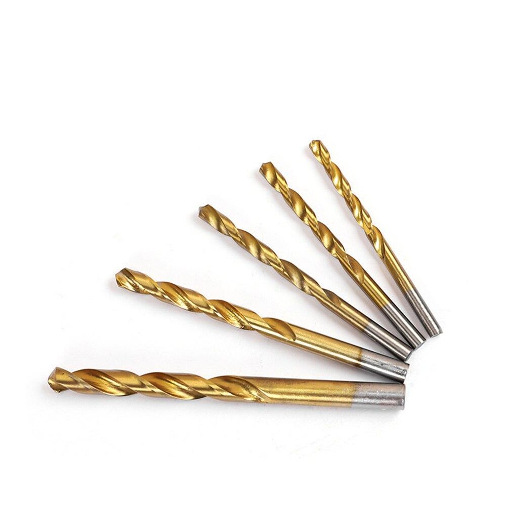 Kjøp 99PCS HSS Twist Drill Bit Set 1.5-10mm Titanium Coated Surface 118 ...