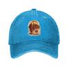 Washed Baseball Cap Aloka Dog Walk for Peace Buddhist Monk  Dog Summer Hip Hop Hats For Unisex Adult  Stylish Sun Snapback Cap