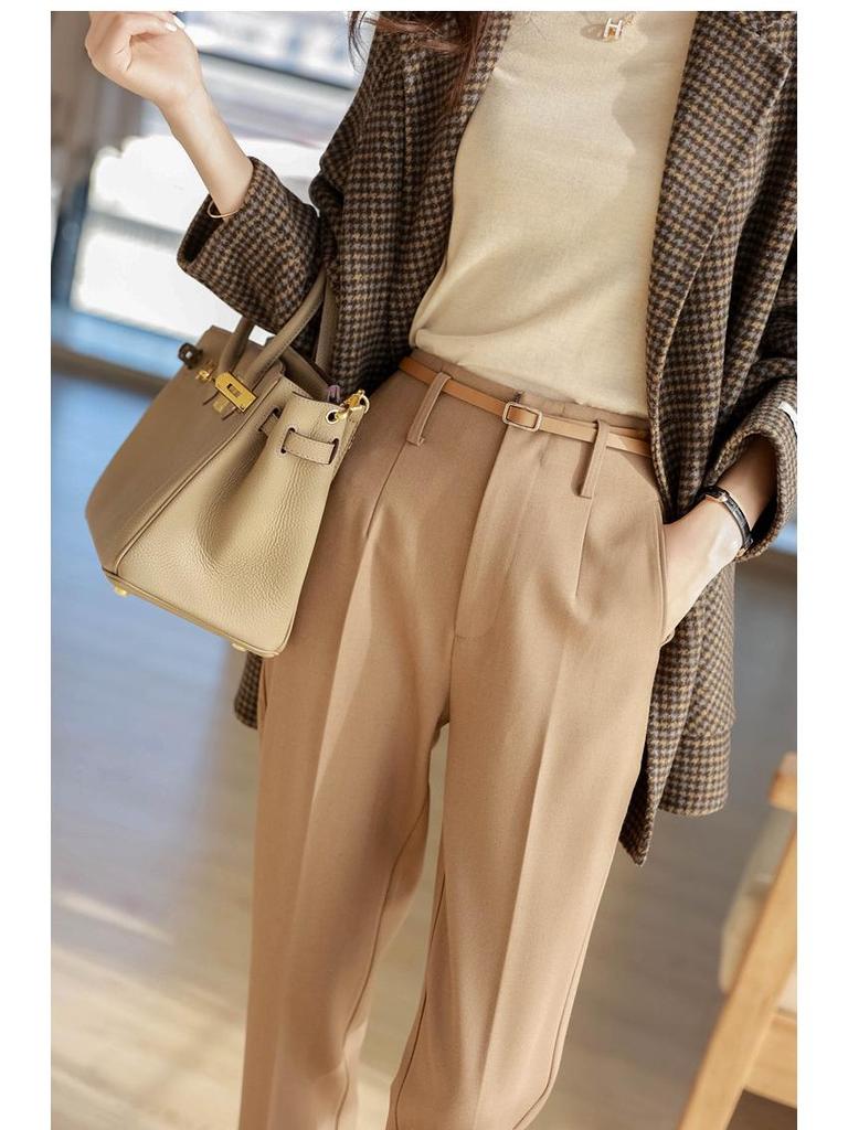 Women's Sharp Sassy Tapered Dress Pants – Stylish Early Autumn Casual Trousers