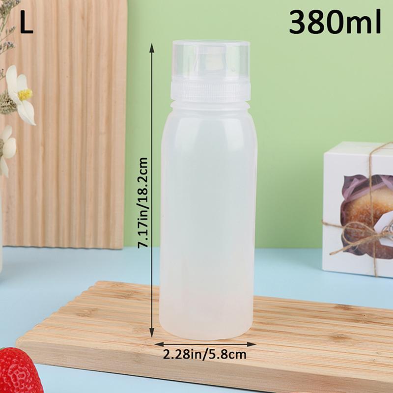 Squeeze Sauce Bottle Durable Leak Proof Refillable Plastic Condiment Container For Salad Ketchup Honey Jam Squeeze Sauce Bottle