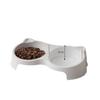 Pet Cat Food and Water Bowl Set Elevated Anti-Splash Pet Feeding Bowl for Cats and Dogs