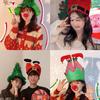 Santa Legs Christmas Tree Hat - Fun Holiday Headwear for Adults, Perfect for Gifting & Party Photos