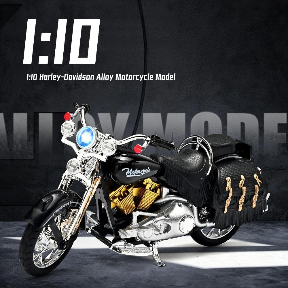 1:10 CLASSIC Motorcycle Model Toy Vehicle Collection Autobike Off Road Autocycle Toys Car