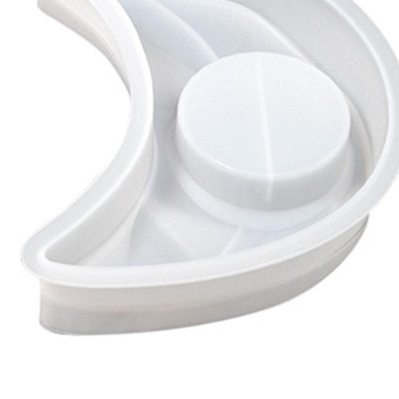 Multipurpose Sturdy Silicone Moon Star Candle Holders Mould Set Portable for Resin Plasters Craft Supplies Assorted Size