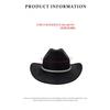 Mode Glanzende Sprankelende Westerse Cowboyhoed Zilveren Blingbling Cowgirl Hoed Sprankelende Brede Rand Zon Hoed Disco Feest