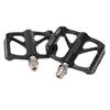 MEROCA Bicycle Pedals Mountain Bike Aluminum DU Bearing Pedals for Road Bikes RX2 Black