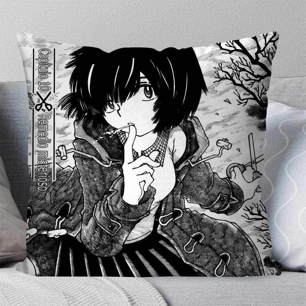 Mysterious Girlfriend X Urabe Mikoto Anime Pillow Case Fashion Square Pillowcase Bedroom Sofa Room Ins Decoration Leisure