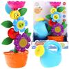 Bath Toy Flower for Bathtub Water Watering Can Multicolor with Suction Cup