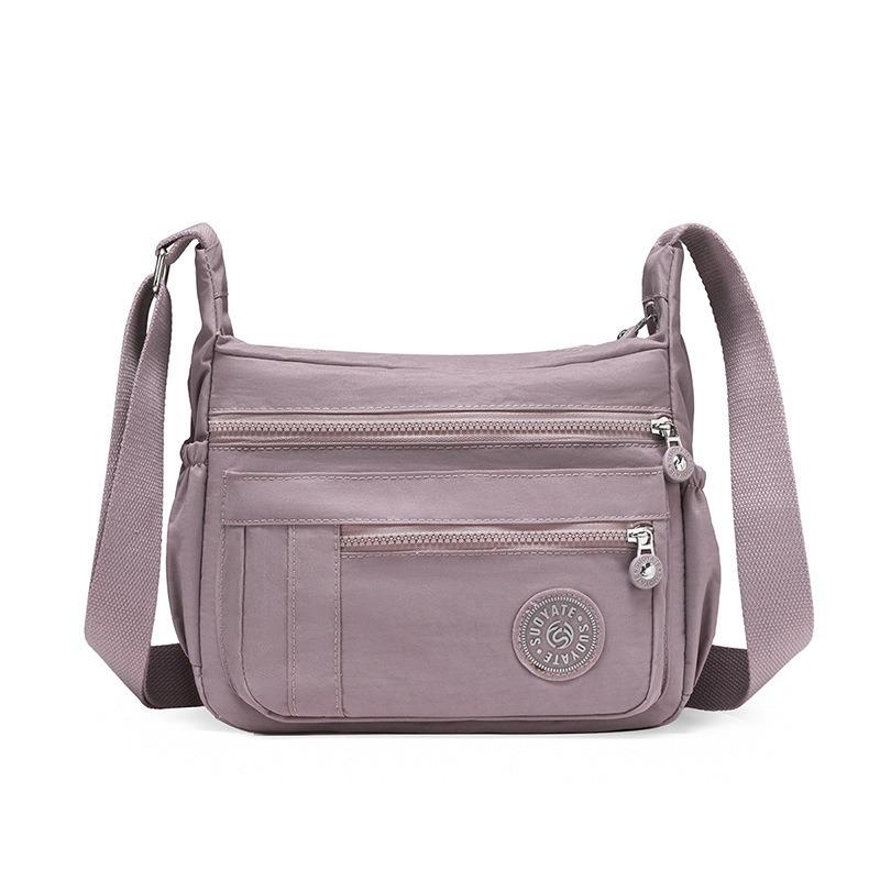 Neue Umhängetasche mit großem Fassungsvermögen, leichte Stofftasche, Muttertasche, mehrschichtige Schultertasche, Damen-Reiserucksack