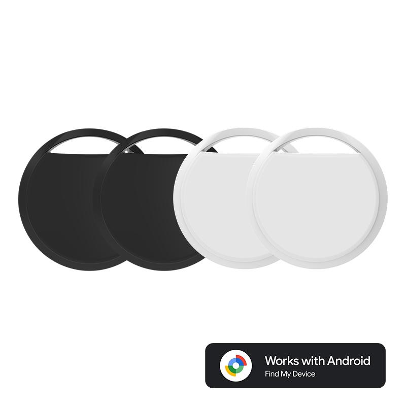 4pcs Locating Far Away Tracker for Android Phones Work With Google Find Hub App Key Finder Smart Tag for Xiaomi Samsung OnePlus