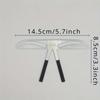 1pc Stainless Steel Eyebrow Shaping Tool - Flexible, Reusable Template For Perfect Brow Shape, Suitable For Beginners And Tattoo Artists