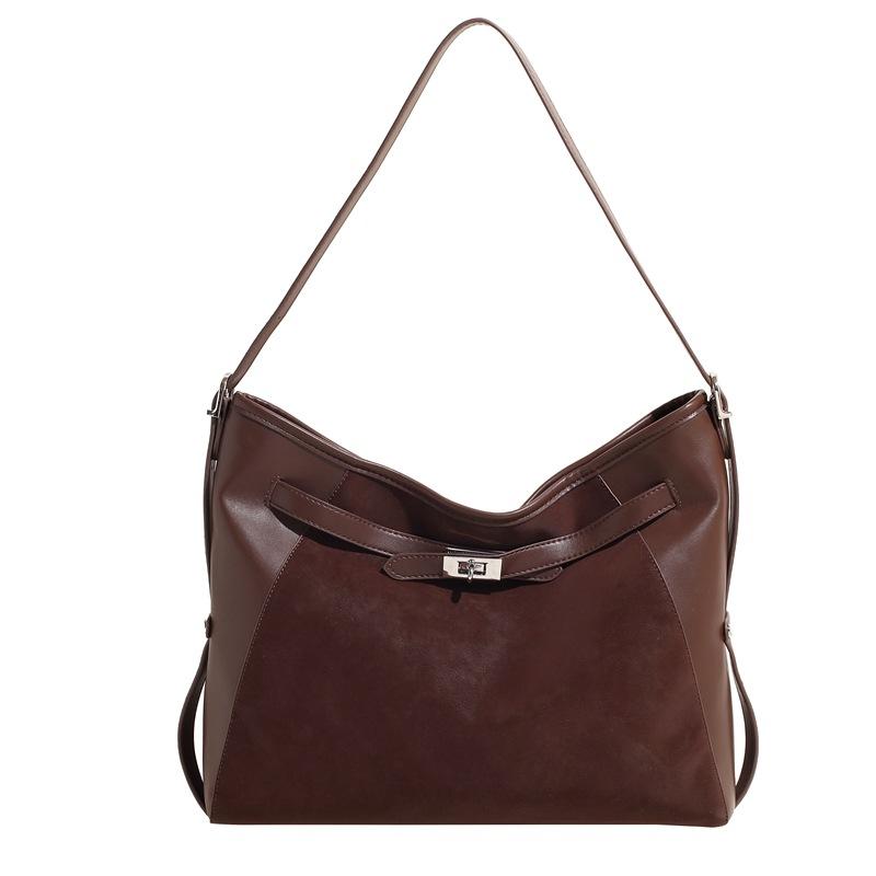 Large-capacity Simple Casual Messenger Bag 2025 Autumn and Winter New Shoulder Tote Bag Commuter Versatile Women's Bag