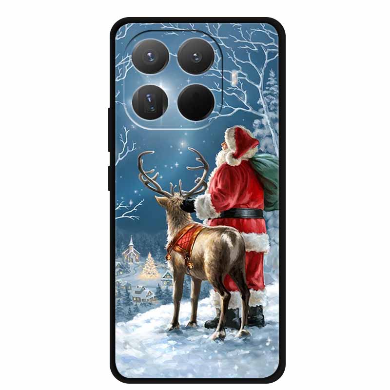 Christmas Phone Cases for Xiaomi 15T Pro 5G Case Protector TPU Silicone Soft Bumper Christmas Tree for Mi 15T Pro 5G Cover Coque