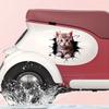 3D Cat Pattern Window Sticker Cute Car Body Styling Scratch Resistant Decor New Auto Sticker