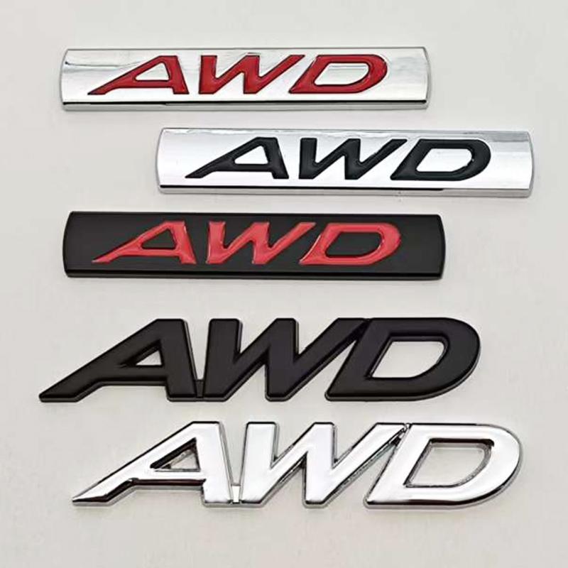 NEW 3D Metal Car Styling AWD Logo Car Body Badge Emblem For Mazda 3 CX-5 CX-3 RX-8 RX- 5 Decals Auto Accessories
