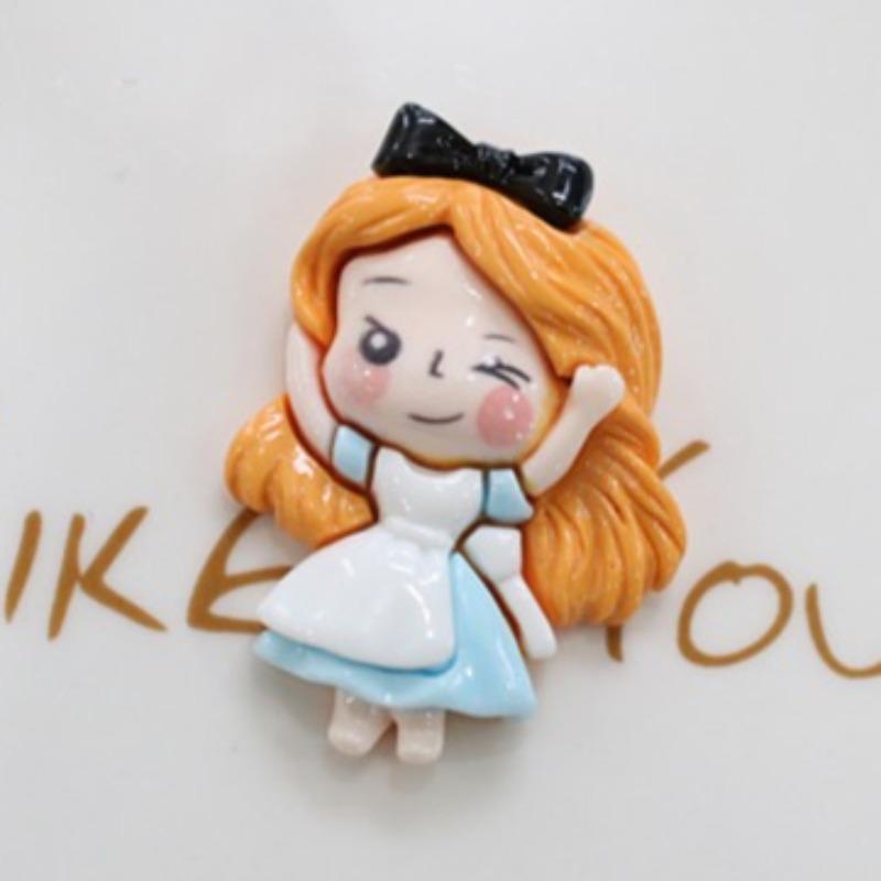 Kawaii Princess Fridge Stickers Little Girls Gifts Message Board Magnetic Stickers Home Decoration