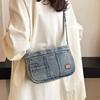 New Style Denim Square Shoulder Bags Casual Versatile Exclusive Design Super Cool Crossbody Bags