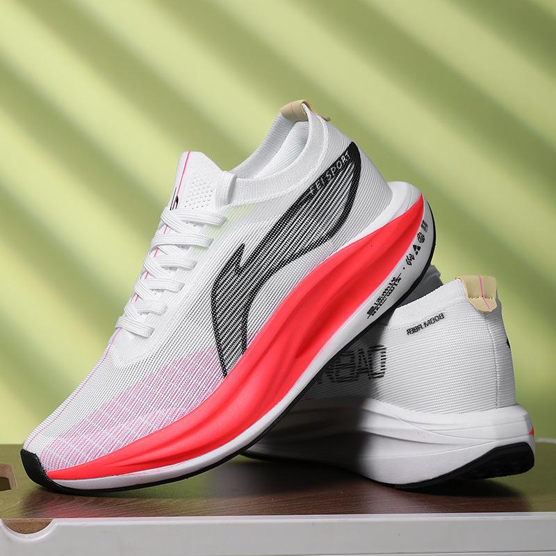 Feidian 5E running shoes 2025 new sports training shoes men and women youth shock absorption high rebound carbon board racing shoes