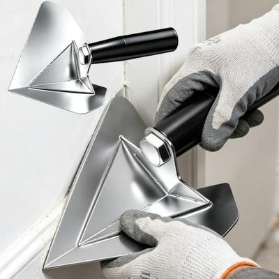 90 Degree Stainless Steel Corner Trowel Wall External Angle Paint Putty Knife Drywall DIY Construction Plaster Finishing Tools