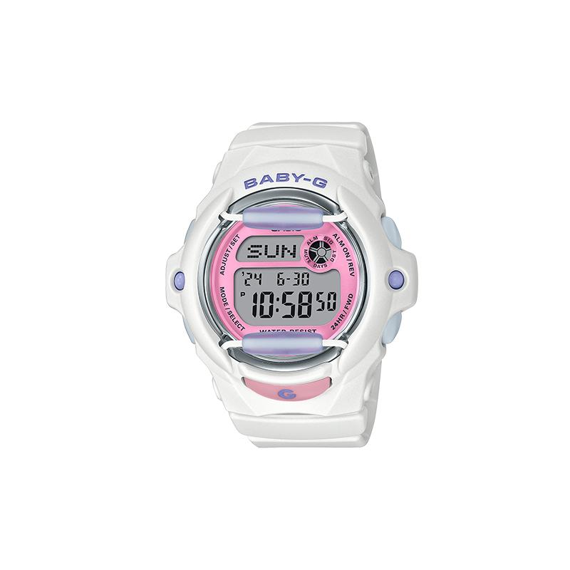 

Casio CASIOBABY-G Series Quartz Movement Resin Stainless Steel Strap Japanese and Korean Watch Women s Watch Pink Dial BG-169PB-7 рожевий