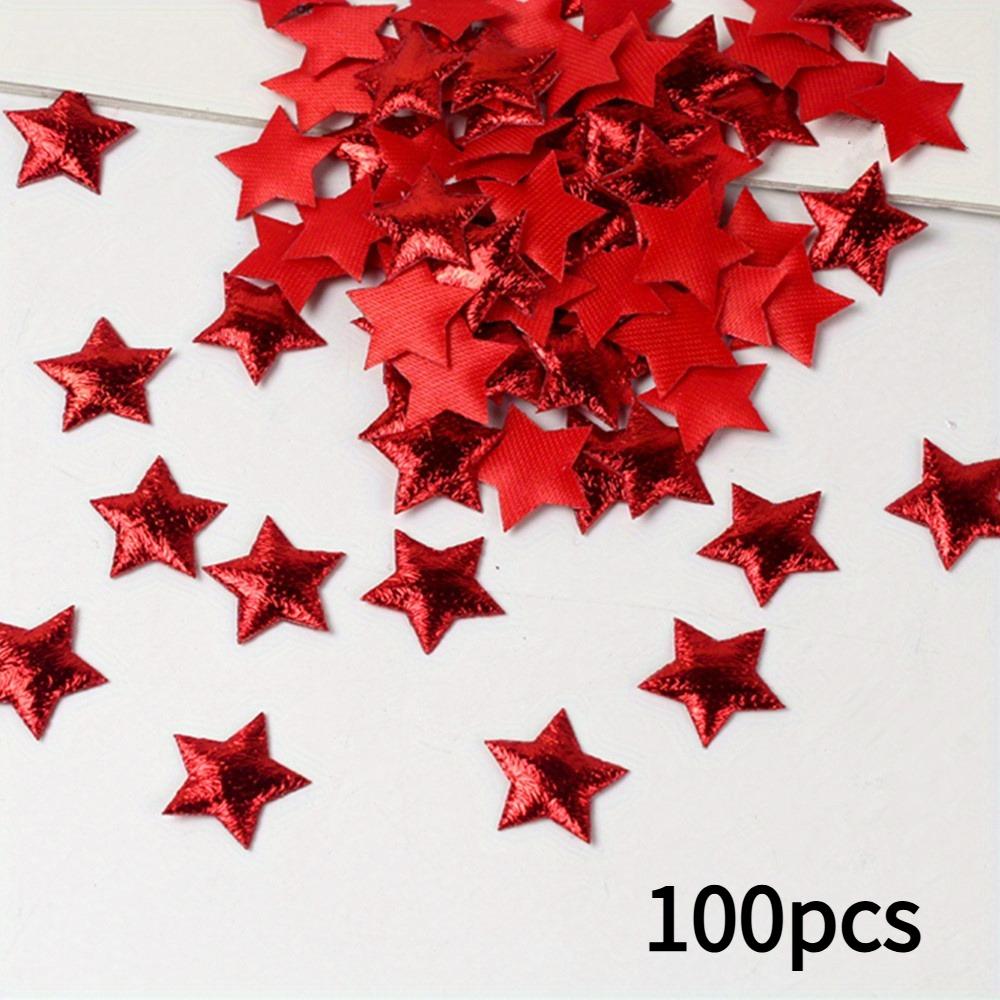 100pcs 1.9cm/0.75in 3D Sponge Star Stickers for Clothing, Shoes, Bags | Wedding Accessories