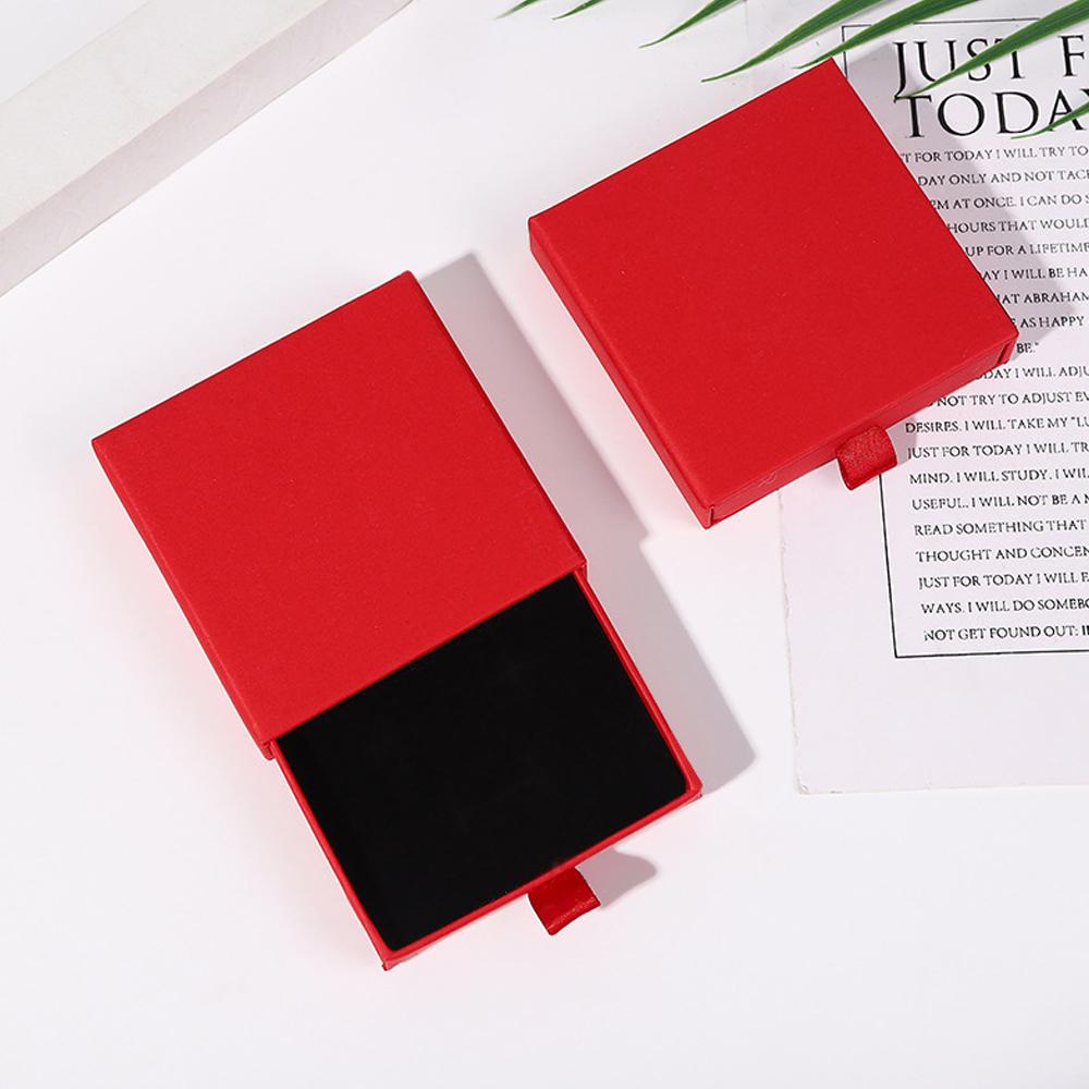 5pcs Jewelry Drawer Organizer Box Ring Earring Bracelet Necklace Pendant Portabl Storage Paper Case Jewellery Packaging Display