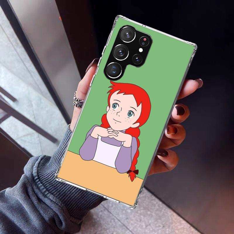 A-Anne Of Green Gables Shirley Phone Case For Samsung Galaxy S26 S25 Edge S24 S23 Ultra S22 Plus S21 S20 FE Soft TPU Back Cover