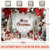 1Pcs Festive Merry Christmas Decoration Background Winter Backdrop Decorations For Photo Studio Photo Booth Christmas Party