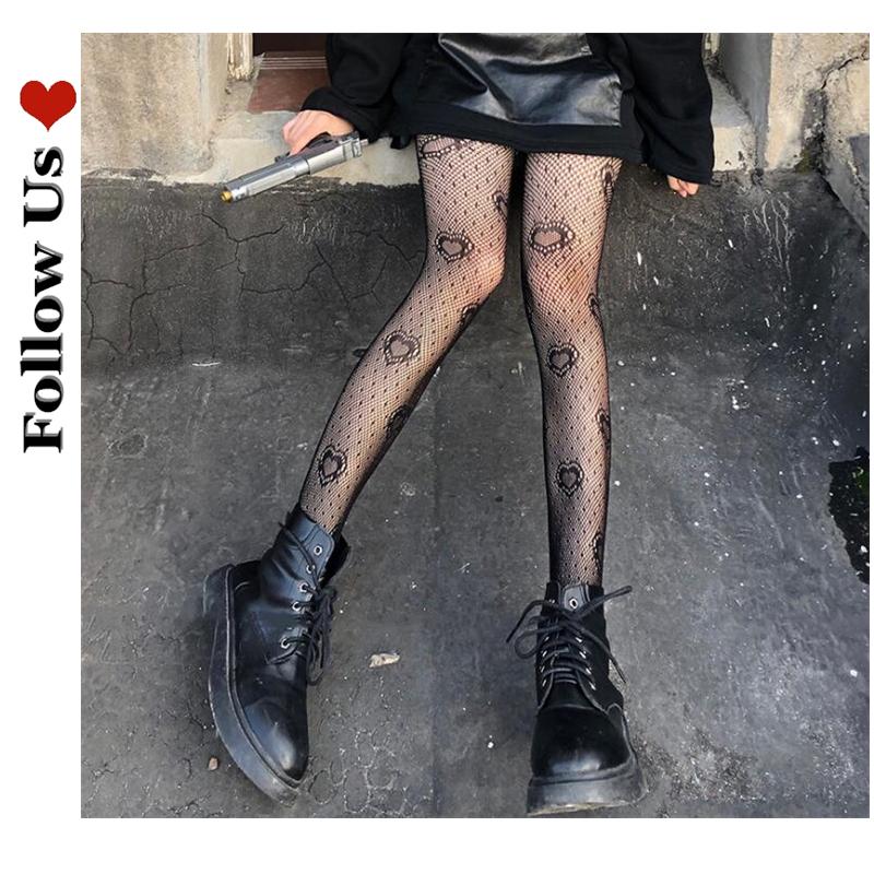 Chaussettes d'orteils séparés de rue Chaussettes résille à lacets à lanières Chaussettes montantes Cool JK Girl Chaussettes montantes japonaises Lolita Jk Lolita