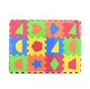 36-Piece 9.0cm EVA Geometric Puzzle Floor Mat - Russian, Spanish, Arabic Mini Foam Jigsaw Toy