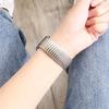Metal Expansion Bracelet for Xiaomi Huawei Samsung Galaxy Smart Watch Band Stainless Steel Elastic Strap 18mm 20mm 22mm