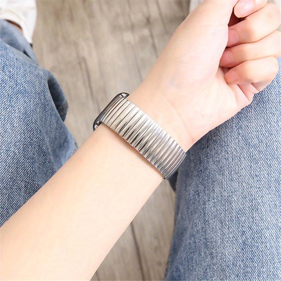 Metal Expansion Bracelet for Xiaomi Huawei Samsung Galaxy Smart Watch Band Stainless Steel Elastic Strap 18mm 20mm 22mm