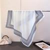 Luxury Solid Color Square Scarf For Women Cotton Linen Feeling Neck Scarf Shawl Warp Elegant Neckerchief Bandanas Print Hijab