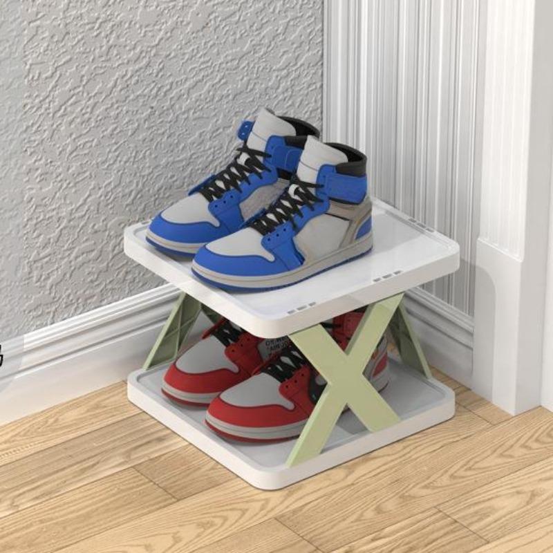 Rafturi pentru încălțăminte Organizator de depozitare Rafturi detașabile pentru pantofi Salvează Raft de uz casnic al familiei Raft cu mai multe straturi Raft simplu pentru pantofi Dulap de culoare
