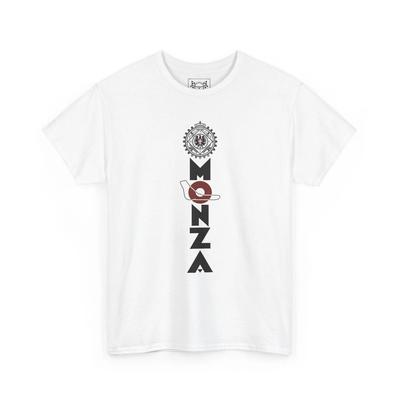 Tifosi Monza Vintage T-Shirt - Italienischer Tempel der Geschwindigkeit Tee - Formel-Rennsport Geschenk