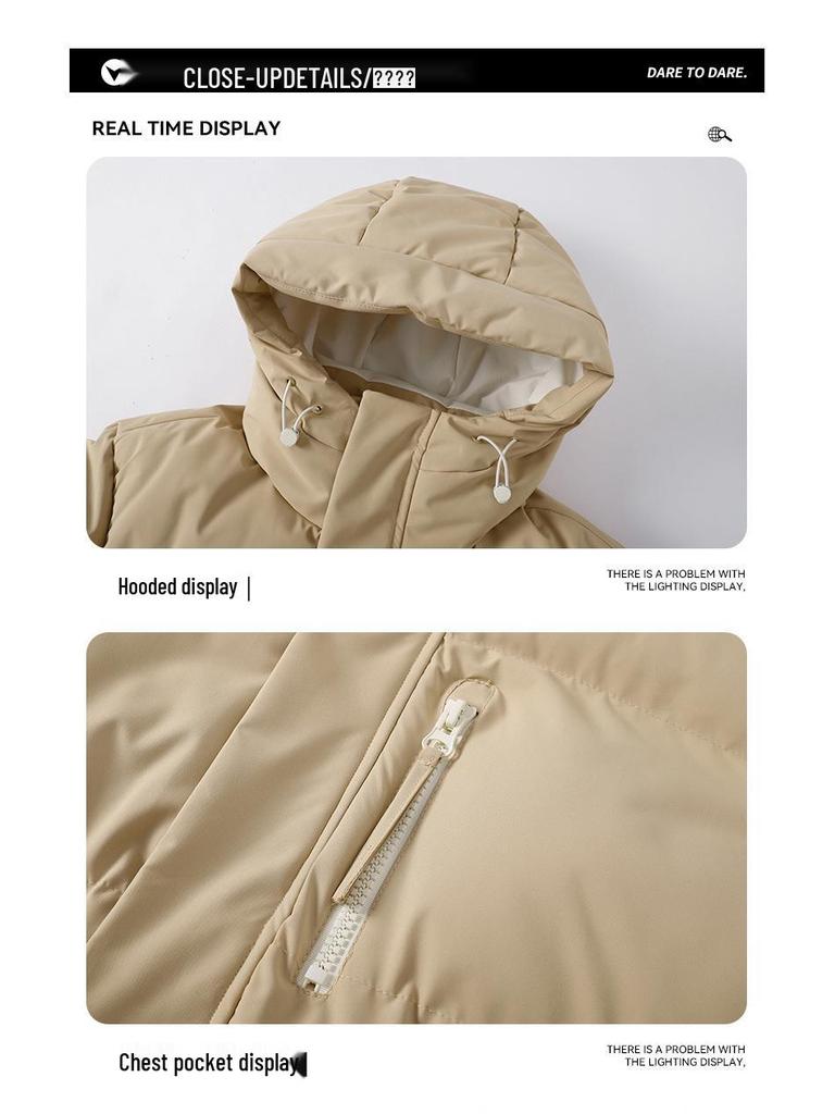 Graphene Cotton Jacket: Autumn/Winter Bestseller, Trendy Korean Style, Hooded & Thickened for Men & Couples